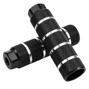 YMWALK Repose-pieds de vélo, 2 pièces Repose-pieds de vélo universels en aluminium Repose-pieds de vélo BMX Piquets de vélo Pédales de vélo antidérapantes Accessoires de vélo pour BMX, VTT (Noir) (Y&M Tech, neuf)