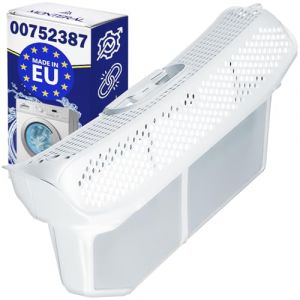 Filtre à Peluches pour Seche Linge avec le Code Original 00752387 752387 pour Bosch pour Siemens Avantixx Maxx Serie 4 Serie 6 iQ300 iQ500 iQ700 - MADE IN EU - Garantie de 10 Ans - MONTERAL (MONTERAL, neuf)