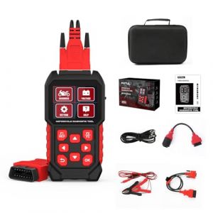 Outil de Diagnostic de Moto, lecteurs de Codes de Diagnostic de Moto M4 et Outils d’Analyse compatibles pour BMW-10P spécial avec réinitialisation du Service d’Huile, ECM, ABS, BCM, IM-MO, 17 Langues (SUPERAUTOOL, neuf)