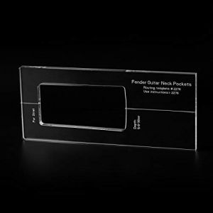 Musiclily Pro CNC Acrylique Pr&eacute;cis Manche de Guitare Routing Templates pour Standard Strat/Jaguar/Jazzmaster/Mustang (Musiclily Direct France, neuf)