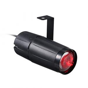 Lixada Pinspot LED DJ Effet Lumière, Lampe de scène Party Club Bar, AC90-240V 10W LED Mini Beam Spot Stage Light Fixture pour Disco KTV Bar Club Party Entertainment DJ (Docerly, neuf)