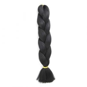 LYVQZPWLRla mode synth&eacute;tique, Extensions de cheveux synth&eacute;tiques tress&eacute;s de 61 cm for femmes, coiffures &agrave; faire soi-m&ecirc;me, jaune, orange, blond(12B) (KanHuaDeY, neuf)