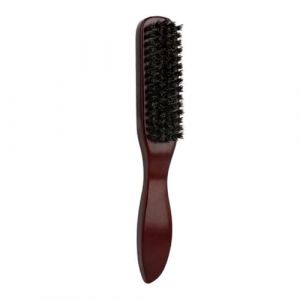 Aboiled Brosse &agrave; cheveux de sanglier - Pour homme et femme - Rouge fonc&eacute; (miaoxiya, neuf)