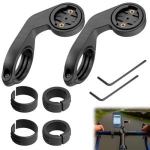Menibeuty Lot de 2 Support V&eacute;lo Guidon Compatible avec Garmin Edge 540 520 510 500 200 130 25 20 840 830 820 810 800 1000 1030 1040 Plus Explore 2 Support Velo Potence Avant VTT pour Compteur GPS (InteraCommerce VCC, neuf)