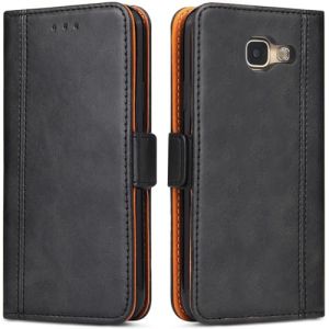 ROJIOJIO Coque pour Samsung Galaxy A3 2016, Housse en Cuir PU Premium Etui &agrave; Rabat Pochette de Portefeuille, &Eacute;tui de Protection pour Samsung Galaxy A3 2016, Noir (ROJIOJIO, neuf)