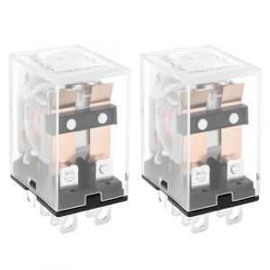 Be In Your Mind Lot de 2 relais de puissance électromagnétiques LY2NJ 220 V 10 A 8 broches pour automatisation industrielle systèmes de contrôle électrique appareils ménagers (BE IN YOUR MIND, neuf)