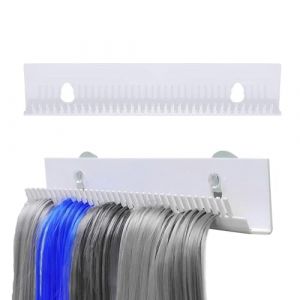 Support et cintre pour extensions de cheveux – Support mural pour extensions de cheveux, présentoir de couleur de cheveux, installation à ventouse | Support mural en acrylique pour extensions de cheve (ruices, neuf)