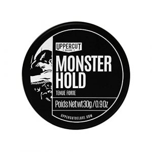 Uppercut Deluxe Monster Hold Pomade en Format Midi, Produit Capillaire Homme à Base de Cire à Maintien Fort et Puissant, Longue Tenue et Modelable pour des Styles Traditionnels ou Audacieux 30g (Solretail LTD, neuf)