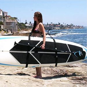 Sangle de transport pour kayak, Sangle de transport pour planche de surf, Planche de Surf Sangle de Transport, Accessoire de sangle de surf r&eacute;glable pour planches de surf, SUP, longboards, kayaks (QIUPFGUT, neuf)