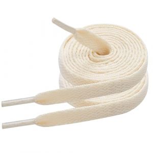 7STROBBS 2 Paires Lacets Beige pour Baskets Lacets Chaussures Lacet Plat 180CM (FJFY, neuf)