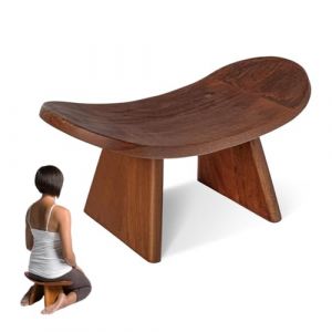 Chaise à Genoux Banc de prière Banc de Méditation en Bois Confortable pour S'agenouiller Ou S'asseoir, Banc de Yoga, Tabouret à Genoux pour La Prière, Bouddhiste, Siège Bas (YTSHM, neuf)