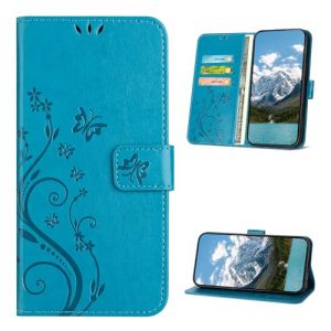 XINQCASE Coque pour Samsung Galaxy S8, Etui Protection Housse en Cuir PU [Slot de Carte], &Eacute;tui &agrave; Rabat Portefeuille Flip Case pour Samsung S8, Bleu (xinqcase, neuf)