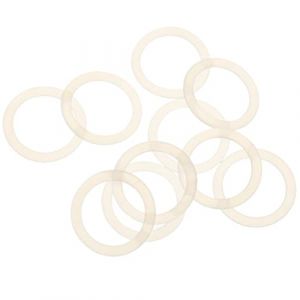 Generic Lot de 10pcs Silicone Bouton Anneau Mam Porte-sucette B&eacute;b&eacute; Pince Adaptateur Forme O - Clair (praskueu, neuf)