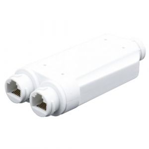 Ziiyoilh R&eacute;p&eacute;teur POE R&eacute;p&eacute;teur POE en Plastique de Haute Qualit&eacute; 2 Ports &Eacute;tanche IP66 10/100 Mbps 1 &agrave; 2 avec IEEE802.3Af/at 48 V Ext&eacute;rieur pour Cam&eacute;ra Commutateur POE (XieFei135, neuf)