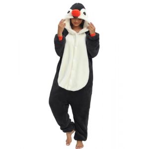LATH.PIN Adulte Kigurumi Pyjama Unisexe Anime Animal Costume Cosplay D&eacute;guisement Combinaison Onesies Ensembles de Pyjama Panda V&ecirc;tements de Nuit Sleepwear (Mescara, neuf)