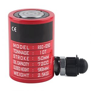 V&eacute;rin Hydraulique V&eacute;rin Hydraulique V&eacute;rin Hydraulique s&eacute;par&eacute; RSC1050 Mini V&eacute;rin de Levage Plongeur &agrave; Trou Creux &agrave; Port Unique avec une capacit&eacute; de 10 Tonnes (hafanpp, neuf)