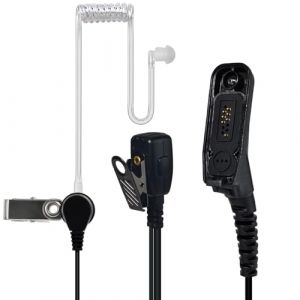 YNIBST Oreillette pour Radio avec Micro, Compatible avec Les Walkie Talkies Motorola &agrave; Multipin, pour Les Mod&egrave;les DP-3400, DP-4400, DP-4800, XPR-6300, Casque pour Walkie Talkie (Tube &agrave; air) (YNIBST-Direct EU, neuf)