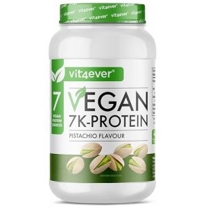 Vegan 7K Protein - 1kg - Pistache - Poudre de protéine purement végétale avec des protéines de riz, d'amande, de soja, de pois, de chanvre, de cranberry et de tournesol. (LifeBalance Trading Supplements, neuf)