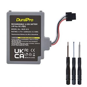 DuraPro WUP-012 WUP-010 Batterie 2200 mAh pour Nintendo Wii U Wii-U Gamepad (DuraPro, neuf)