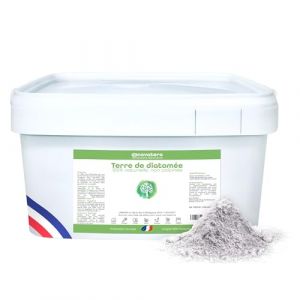 Terre de diatomée 100% française | Naturelle Non calcinée | SEAU 5 KG | Ultrapure | Protection Écologique | Agriculture Biologique | Disponibles de 0,3 à 25 kg (NOVATERA, produits écologiques et durables AB, neuf)