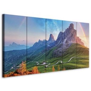 Murando - Tableau d&eacute;coratif Montagnes 200x80 cm - Impression sur toile color&eacute;e - D&eacute;coration murale pour salon et chambre - c-B-0303-b-m (murando, neuf)