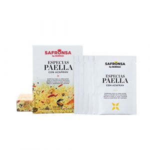 Safronsa Paella Assaisonnement sachets 15g (Spanish Trading Co, neuf)