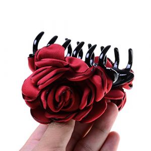 Sharplace Pince à Cheveux Pince Tête Ornement Cadeau, Rouge Du vin (Colcolo-EU, neuf)