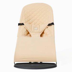 Housse transat bébé. Housse Compatible avec transat Babybjörn - Balance, Soft et Bliss. (Coton: hypoallergénique, Quilting et Respirante) - (Remplace l'original). Housse de hamac Ergonomique - Beige (PheroStore, neuf)