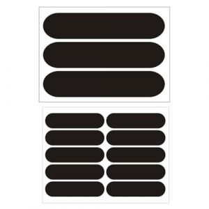 LACHT Lot De 13 Autocollant Reflechissant Casque Moto, Autocollant Casque Moto Reflechissant Noir Pour La Sécurité Et Visibilité, Bandes Réfléchissantes Racing Design (candy27seven, neuf)