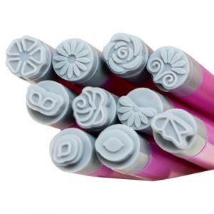 Générique Tampon de conception d'ongles, stylo de tampon d'ongles - fleur papillon - poids léger - outil de tampon d'ongles stylo à ongles, outils de conception d'ongles de manucure pour les amateurs (xijiw, neuf)