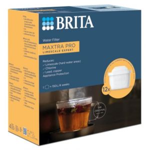 BRITA Cartouche Filtre à eau MAXTRA PRO Expert anti-tartre Pack de 12 - Filtre à eau carafe filtrante - Réduction1 renforcée du tartre/calcaire - Révèle les saveurs de vos boissons chaudes (IGLM STORE FR, neuf)