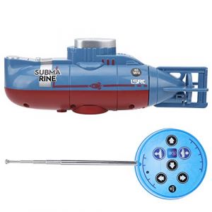 MRSTORY RC Sous-marin simulé Mini Télécommande Modèle de Jouet Décoration de Réservoir de Pêche pour les Enfants (redzhi, neuf)
