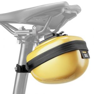 ROCKBROS Sacoche de Selle Vélo Route, Sac de Siège Arrière 0,4L Rigide, Accessoire de Cyclisme pour VTT Vélo Course Universel Installation Facil pour Homme Femme, Jaune (RockBrosbike, neuf)