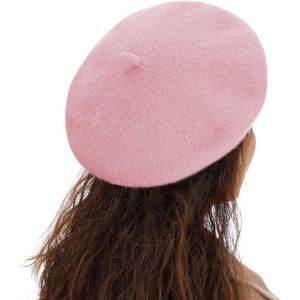 Chapeau Béret Français - Chapeau Déguisement - Taille Unique - Chapeau Gavroche Femme Casquette Française Laine Classique Automne Printemps Hiver Accessoire (Digiflex FR, neuf)
