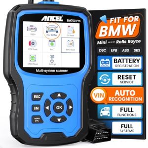 ANCEL BM700Pro Scanner Professionnel en fran&ccedil;ais pour Les V&eacute;hicules BMW, Outil Diagnostic AutoVIN ABS SRS ESP, avec Reset CBS EPB SAS Pompe &agrave; Carburant Enregistrement de la Batterie R&eacute;g&eacute;n&eacute;ration FAP (Toptool FR, neuf)