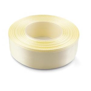 Netuno 1 ruban de satin, 25 mm x 32 m, couleur : jaune p&acirc;le, en tissu, d&eacute;coratif, pour le bricolage, la d&eacute;coration de mariage, l&rsquo;emballage de cadeau (netuno, neuf)