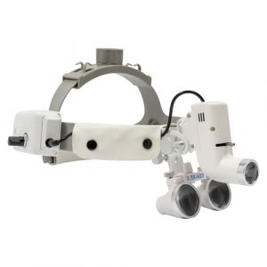 Lunettes loupes avec lumière - 3,5 x 420 mm - Loupe de tête avec Lampe - pour modélisme Chirurgical, bijoutier, Bricolage (RUKCHXH, neuf)