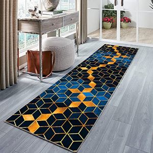 Amcider Tapis de Cuisine Devant evier Tapis Devant evier Cuisine Parfait pour La Chambre Entretien Facile pour Cuisine, Couloir, Passage, Chambre - 80x320cm (Yun Zoogule, neuf)