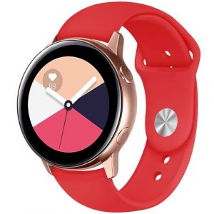 FYISWHO Bracelets de Remplacement Silicone pour Ticwatch E3 / E/GTH, 20mm Sport Bracelet pour Coros Pace 2 / Apex 2 / Apex 42mm (FYISWHO-FR, neuf)