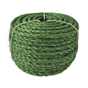 Corde en sisal pour Cactus griffoir 8mm*10m, Corde pour Arbre &agrave; Chat Cactus Bricolage & r&eacute;parer Le grattoir &agrave; Chat, Vert (DoIove-FR, neuf)