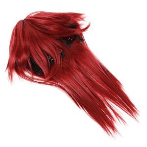 minkissy Perruque Mulet Cosplay Cheveux Humains Perruque Femme Mulet Coiffure Anime Cosplay Longue Pour Homme (Prettbeauty, neuf)