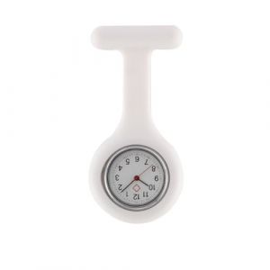 KARELLS Montre &agrave; Gousset d'Infirmi&egrave;re, Montre Trotteuse en Silicone avec Broche, Montre d'infirmi&egrave;re, Montre &agrave; Gousset avec Clip, Aiguilles Lumineuses, Cadeau pour Les M&eacute;decins et Infirmi&egrave;res (Sweems, neuf)