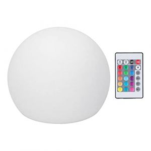 Lampe &agrave; Boule LED, 24 Touches &agrave; T&eacute;l&eacute;commande RGBW Globe Lamp Night Light Lampe &agrave; Boule LED avec 16 Couleurs Dimmables 4 Modes 15x15cm, pour la Barre de Bureau D'&eacute;cole &agrave; Domicile KTV (Mixitech, neuf)