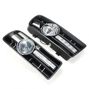 Paire de grilles de feux LED de circulation avec anti-brouillard pour VW Golf MK4 99-04 (Chanyuan-UK, neuf)