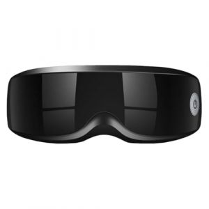 ERINGOGO Masseur Oculaire Vibrant Rechargeable 200Mah Bandeau &Eacute;lastique R&eacute;glable Massage Shiatsu par Points D&rsquo;Acupuncture et Pression D&rsquo;Air Appareil de Soins Oculaires pour Relaxation et (Jehmal, neuf)