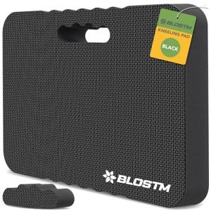 BLOSTM Tapis de Genoux Extra Épais pour Le Jardinage - Grand Coussin de Genoux en Mousse Noire, Protection pour Genoux Résistante à l'eau avec 2 Textures pour Le Travail, Le Yoga, Le Bain de Bébé (JOVELA FR, neuf)