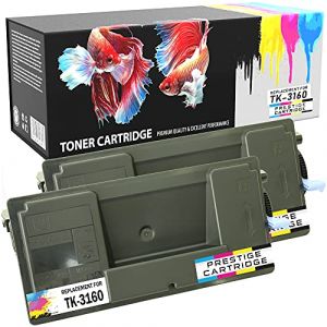 2 Compatibles TK-3160 Cartouches de Toner pour Imprimante Laser Kyocera Ecosys P3045dn, P3050dn, P3055dn, P3060dn - Noir (Toner Experte, neuf)