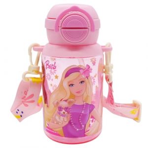 Gourdes d'eau Enfant NTEVXZ Gourdes d'eau Barbi Princesse 650 ml Bouteille d'eau Rose sans BPA Barbi Princesse Bouteille d'eau pour l'&eacute;cole Les Sports et la Maternelle Cadeau Anniversaire (REFLECT MINGXING LTD, neuf)