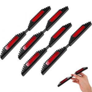 SIXHAOBU 4 Pi&egrave;ces Protege Portiere Voiture (21.5x2 cm), R&eacute;fl&eacute;chissante Protege Portiere Voiture, Protecteur pour Le Bord de la Porte, Protection Contre Les Chocs &agrave; Clipser, Protection Portiere (CONGDAI, neuf)