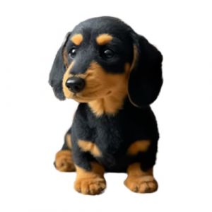 Lpoppcx Teckel, Doudou, émotionnelle à la Demande, soulage Le Stress, Peluche Teckel, Jouet interactif et réaliste pour, Adultes, 17 x 15 cm (luyimeng, neuf)